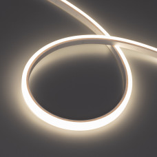 Лента герметичная WAVE-TOP-PU-A144-10x10mm 24V Warm3000 (5 W/m, IP68, 5m, wire x2) (Arlight, Вывод боковой, 3 года)