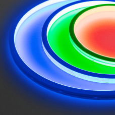 Лента герметичная WAVE-TOP-PU-H120-10x10mm 24V RGB (10 W/m, IP68, 5m, wire x2) (Arlight, Вывод боковой, 3 года)