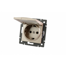 Механизм розетки влагозащищённый SCT-MCP-PL-GD-V (250V, 16A) (Arlight, -)
