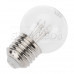 Лампа шар e27 6 LED ∅45мм - желтая, прозрачная колба, эффект лампы накаливания, SL405-121