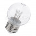 Лампа шар e27 6 LED ∅45мм - белая, прозрачная колба, эффект лампы накаливания, SL405-125