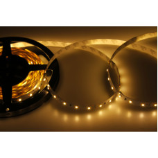 Лента светодиодная 12В, SMD2835, 4,8Вт/м, 60 LED/м, 3000К, 8мм, 5м, IP20 LAMPER