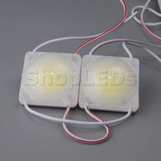 Светодиодный модуль герментичный PIX SL-3232-1 (12V, 2.4W, 220 Lm, IP65) (холодный белый 10000K)