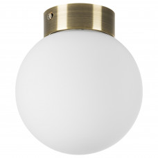 812011 Люстра GLOBO 1х40W E14 antique bronze/white